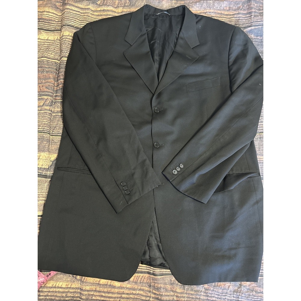 VINTAGE CANALI Mens Blazer Sport Coat Casual Jacket 60 7 L  (50 L)Knit Wool